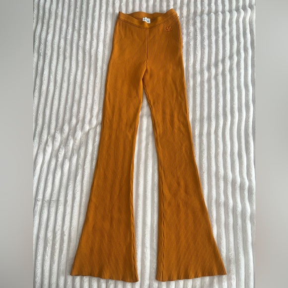 Courreges Pants - COURREGES REEDITION RIB KNIT PANTS • Size 2